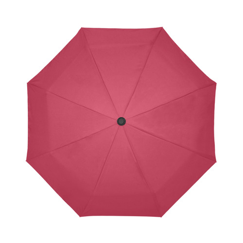Lipstick Red Auto-Foldable Umbrella (Model U04)