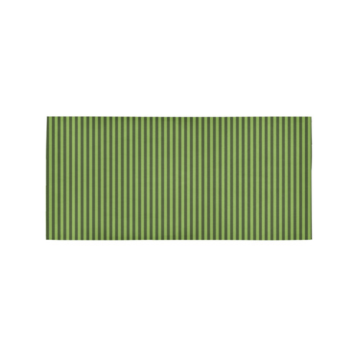 Greenery Stripes Area Rug 7'x3'3''