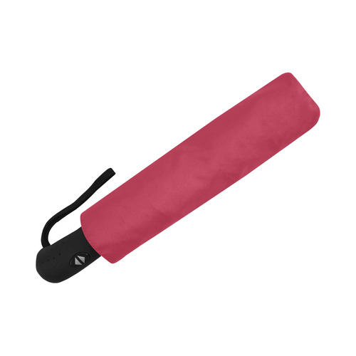 Lipstick Red Auto-Foldable Umbrella (Model U04)