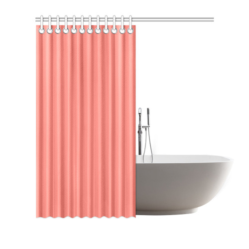 Peach Echo Shower Curtain 72"x72"