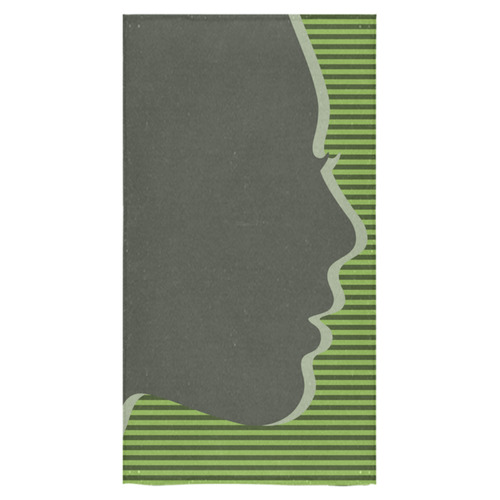 Green Silhouette Bath Towel 30"x56"