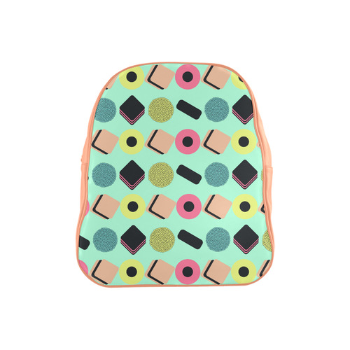 Liquorice Candy Mix School Backpack (Model 1601)(Small)