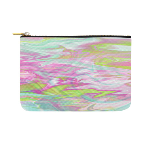 Pastel Iridescent Marble Waves Pattern Carry-All Pouch 12.5''x8.5''