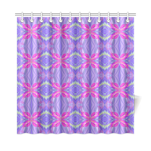 Abstract Colorful Ornament J Shower Curtain 72"x72"