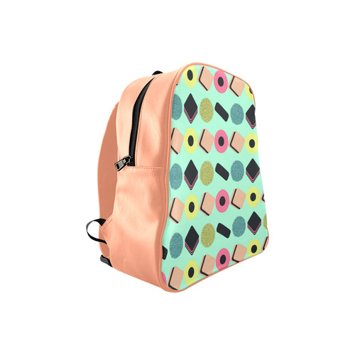Liquorice Candy Mix School Backpack (Model 1601)(Small)
