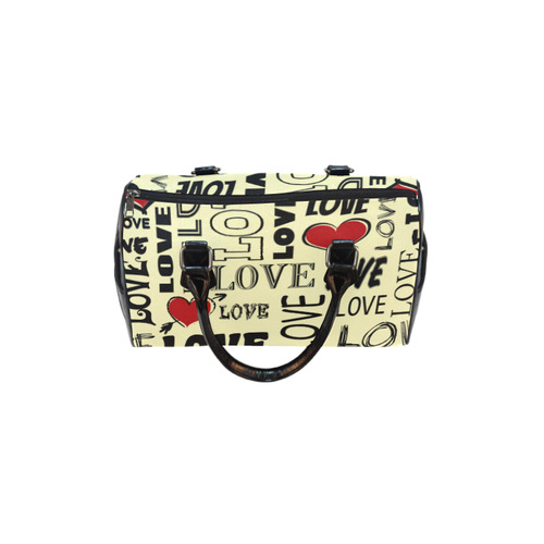 Love text design Boston Handbag (Model 1621)