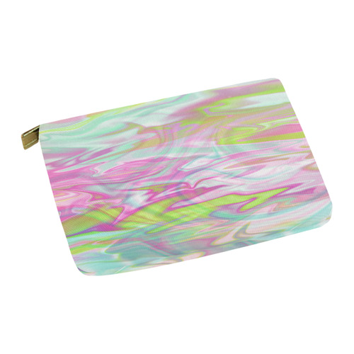 Pastel Iridescent Marble Waves Pattern Carry-All Pouch 12.5''x8.5''