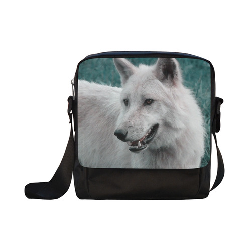 wolf 05 by JamColors Crossbody Nylon Bags (Model 1633)