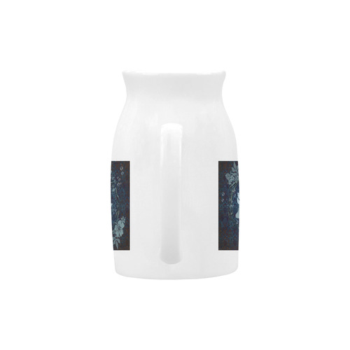 Sport surfboard and flowers Milk Cup (Large) 450ml