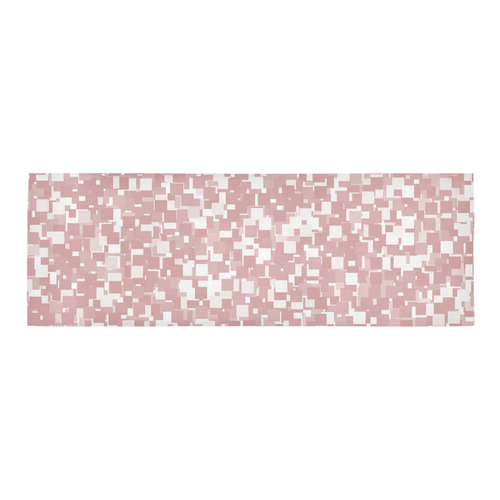 Bridal Rose Pixels Area Rug 9'6''x3'3''