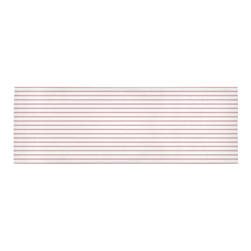 Bridal Rose Stripes Area Rug 9'6''x3'3''