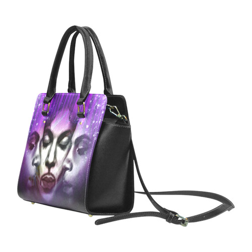 Raining purple Prince Classic Shoulder Handbag (Model 1653)