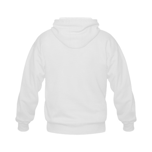 Alphabet B - Jera Nour Gildan Full Zip Hooded Sweatshirt (Model H02)