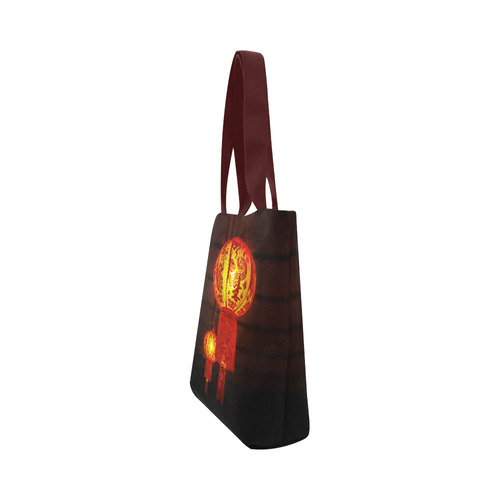 Red Chinese Lanterns Home Decoration Canvas Tote Bag (Model 1657)
