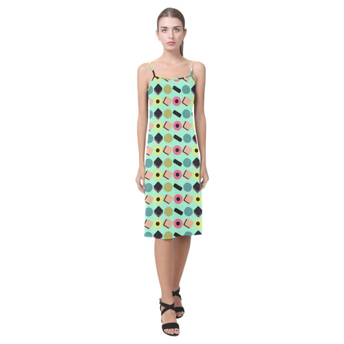 Candy Liquorice Mix Alcestis Slip Dress (Model D05)