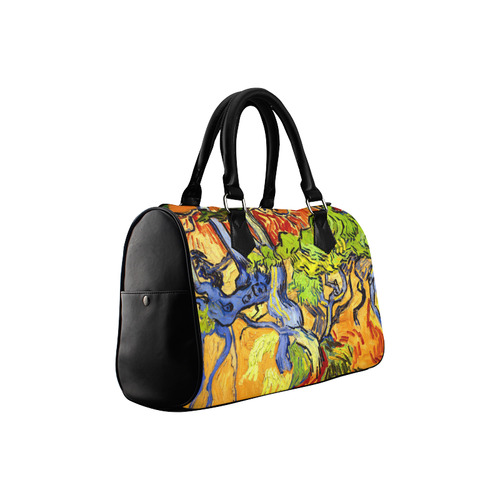 Van Gogh Tree Roots Undergrowth Boston Handbag (Model 1621)