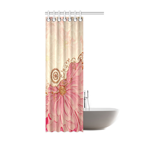 Beautiful vintage design soft colors Shower Curtain 36"x72"