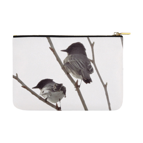 Winter Birds Carry-All Pouch 12.5''x8.5''
