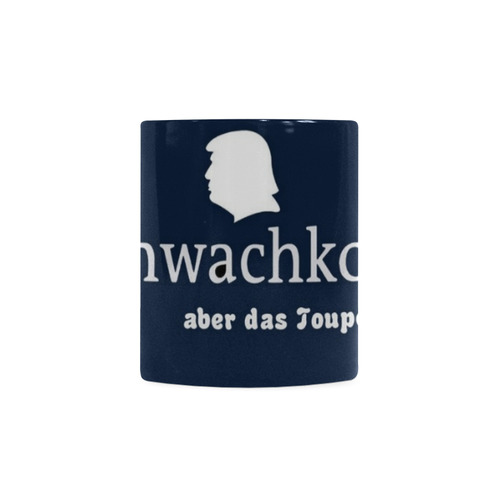 Schwachkopf / Trump by Popart Lover White Mug(11OZ)