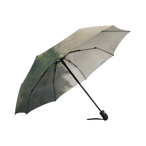 Waterfall with rain Auto-Foldable Umbrella (Model U04)