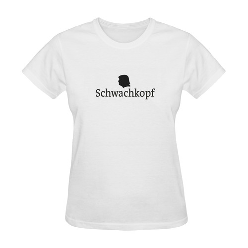 Schwachkopf / Trump by Popart Lover Sunny Women's T-shirt (Model T05)