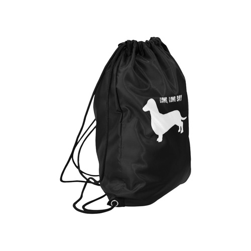 Long,Long Day by Popart Lover Large Drawstring Bag Model 1604 (Twin Sides)  16.5"(W) * 19.3"(H)