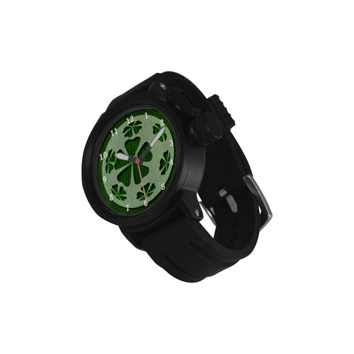 Leather-Look Irish Cloverball Men's Sports Watch(Model 309)