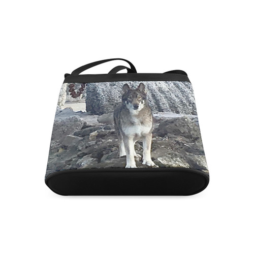 Dog German Shepherd Crossbody Bags (Model 1613)