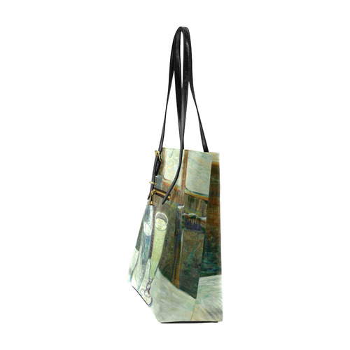 Van Gogh Cafe Table with Absinthe Detail Euramerican Tote Bag/Small (Model 1655)