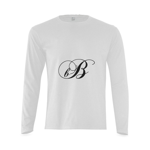 Alphabet B - Jera Nour Sunny Men's T-shirt (long-sleeve) (Model T08)