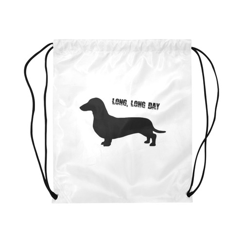 Long,Long Day by Popart Lover Large Drawstring Bag Model 1604 (Twin Sides)  16.5"(W) * 19.3"(H)