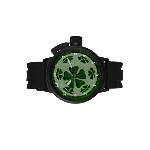 Leather-Look Irish Cloverball Men's Sports Watch(Model 309)