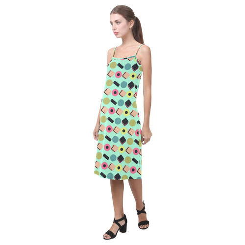 Candy Liquorice Mix Alcestis Slip Dress (Model D05)