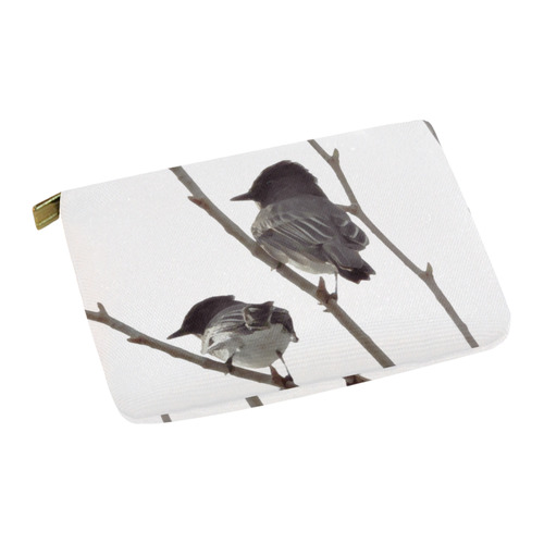 Winter Birds Carry-All Pouch 12.5''x8.5''