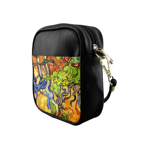 Van Gogh Tree Roots Undergrowth Sling Bag (Model 1627)