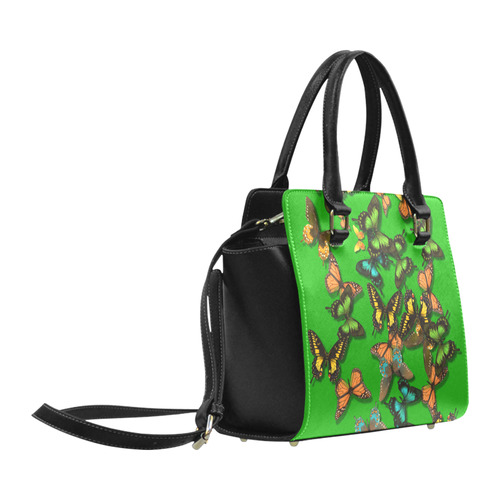 butterflies bag Classic Shoulder Handbag (Model 1653)
