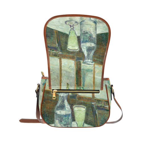 Van Gogh Cafe Table with Absinthe Saddle Bag/Small (Model 1649) Full Customization