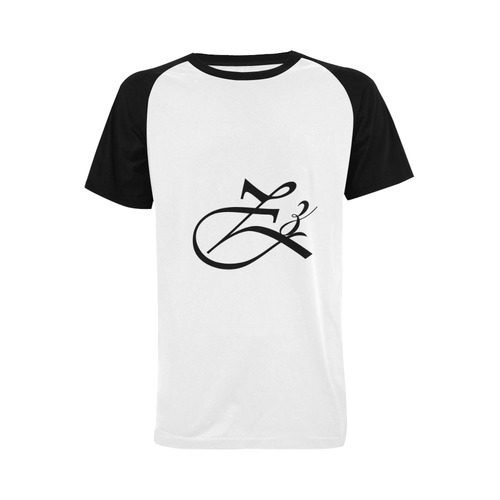 Alphabet Z - Jera Nour Men's Raglan T-shirt (USA Size) (Model T11)