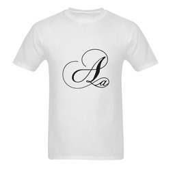 Alphabet A - Jera Nour Men's T-Shirt in USA Size (Two Sides Printing)