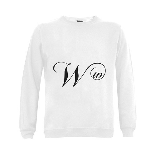 Alphabet W - Jera Nour Gildan Crewneck Sweatshirt(NEW) (Model H01)