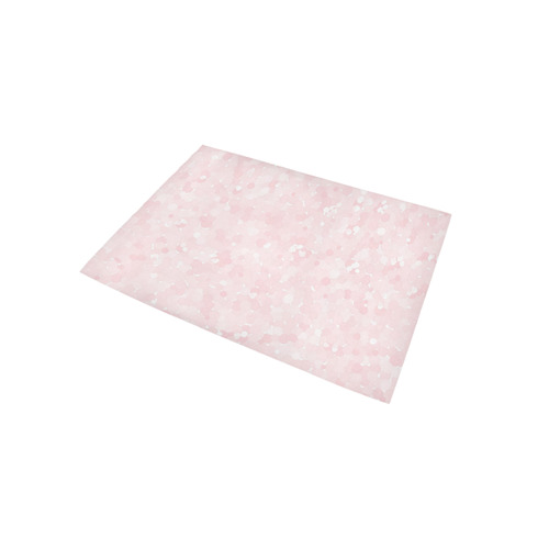 Blushing Bride Polka Dot Bubbles Area Rug 5'x3'3''