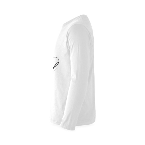 Alphabet D - Jera Nour Sunny Men's T-shirt (long-sleeve) (Model T08)