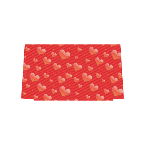 Red Hearts Valentine I Love You Euramerican Tote Bag/Large (Model 1656)