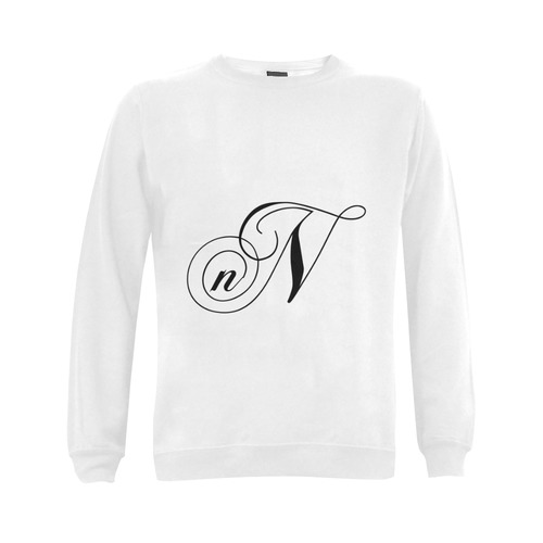 Alphabet N - Jera Nour Gildan Crewneck Sweatshirt(NEW) (Model H01)
