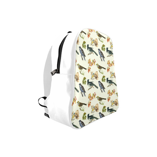 Birds pattern School Backpack (Model 1601)(Small)