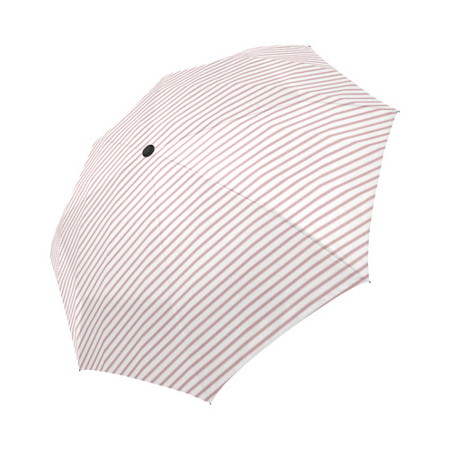 Bridal Rose Diagonal Stripe Auto-Foldable Umbrella (Model U04)