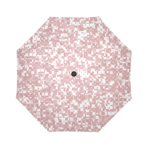 Bridal Rose Pixels Auto-Foldable Umbrella (Model U04)