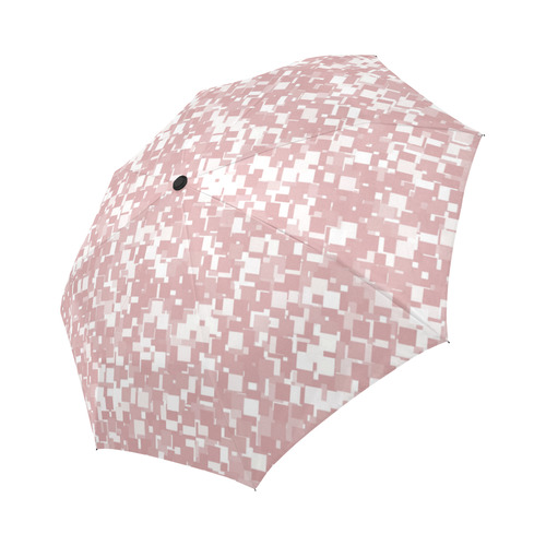 Bridal Rose Pixels Auto-Foldable Umbrella (Model U04)