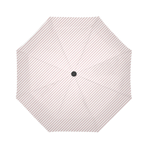 Bridal Rose Diagonal Stripe Auto-Foldable Umbrella (Model U04)