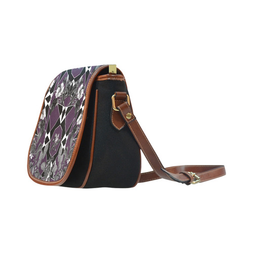 collage_ Limbo_ gloria sanchez Saddle Bag/Small (Model 1649)(Flap Customization)